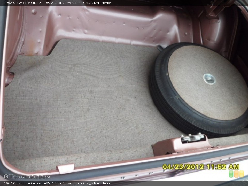 Gray/Silver Interior Trunk for the 1962 Oldsmobile Cutlass F-85 2 Door Convertible #64232698