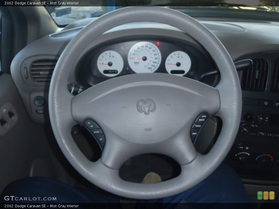 Mist Gray Interior Steering Wheel for the 2002 Dodge Caravan SE #64237223