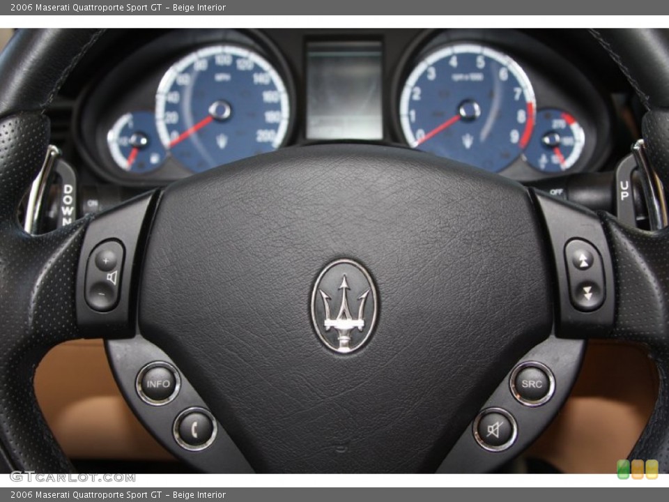 Beige Interior Steering Wheel for the 2006 Maserati Quattroporte Sport GT #64237274