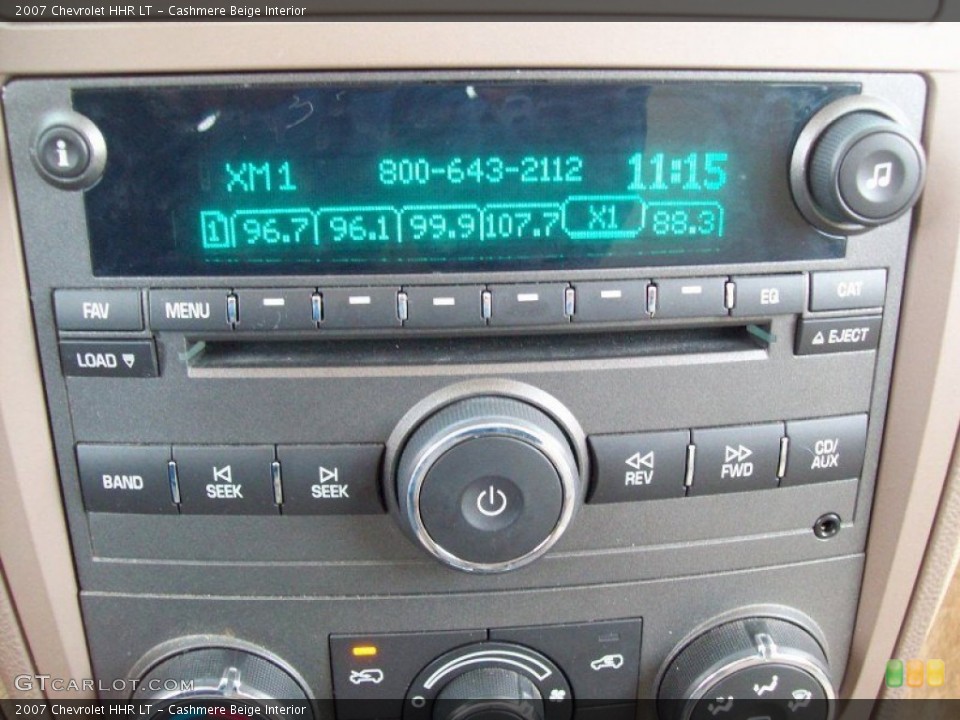Cashmere Beige Interior Audio System for the 2007 Chevrolet HHR LT #64240391