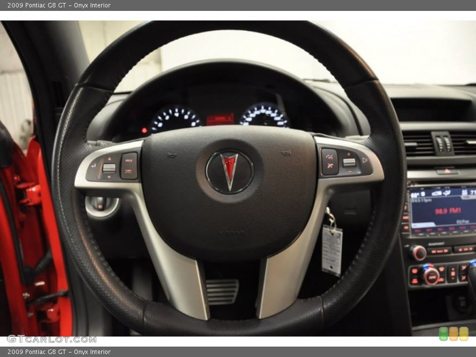 Onyx Interior Steering Wheel for the 2009 Pontiac G8 GT #64240595