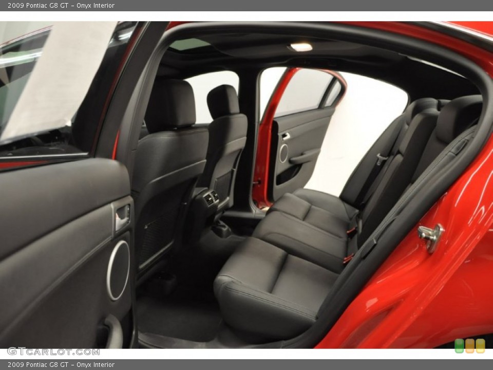 Onyx Interior Rear Seat for the 2009 Pontiac G8 GT #64240742