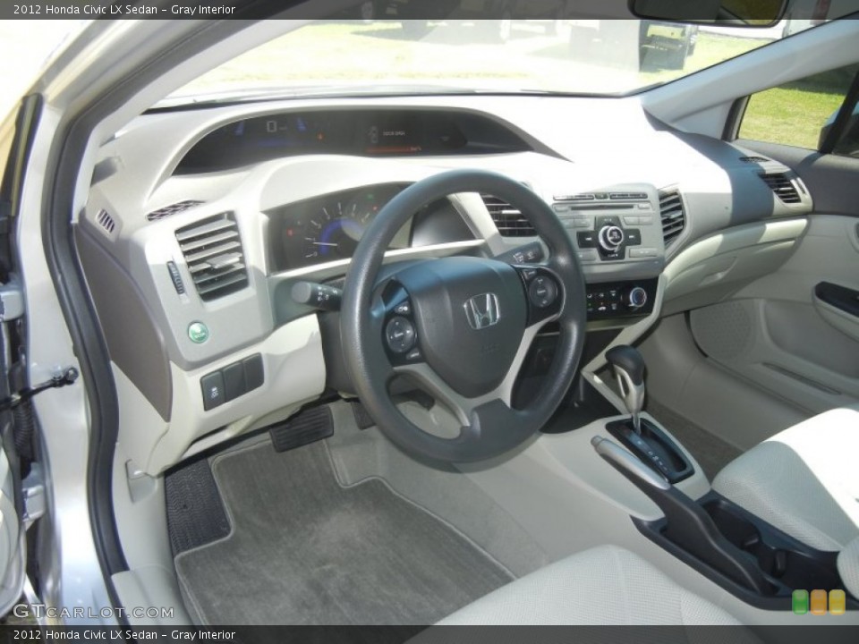 Gray Interior Photo for the 2012 Honda Civic LX Sedan #64242896