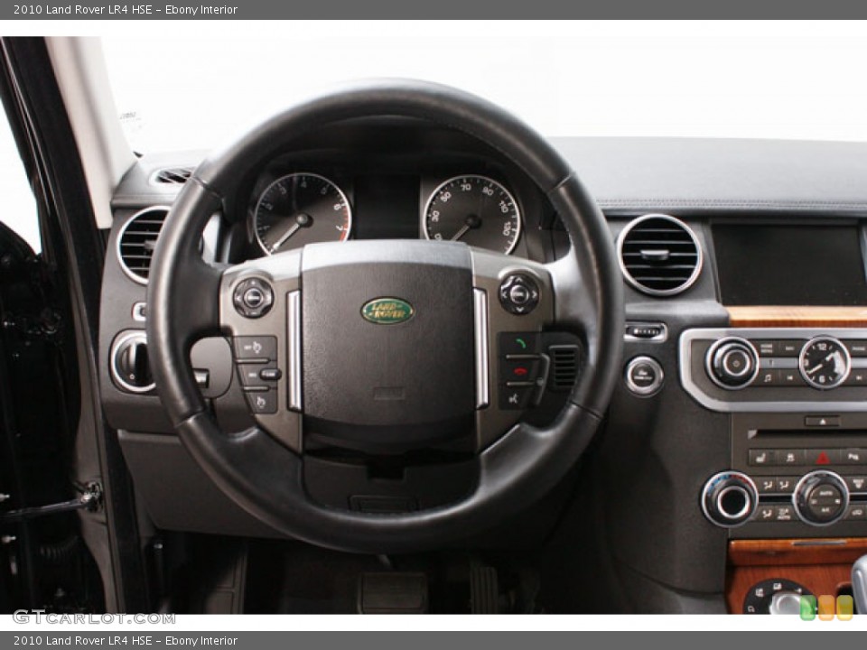 Ebony Interior Steering Wheel for the 2010 Land Rover LR4 HSE #64247720