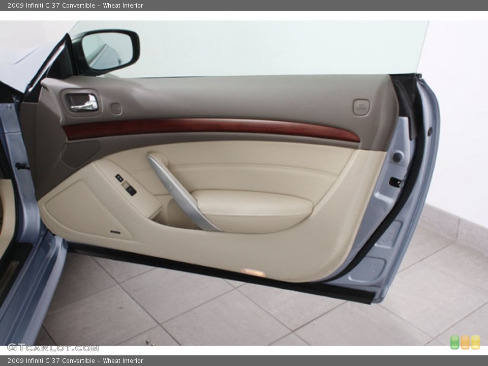 Wheat Interior Door Panel for the 2009 Infiniti G 37 Convertible #64250083