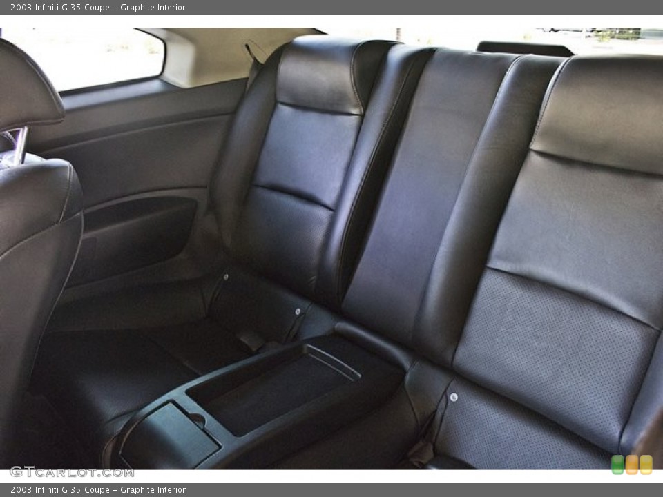 Graphite Interior Rear Seat for the 2003 Infiniti G 35 Coupe #64250882