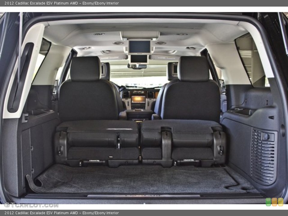 Ebony/Ebony Interior Trunk for the 2012 Cadillac Escalade ESV Platinum AWD #64250980