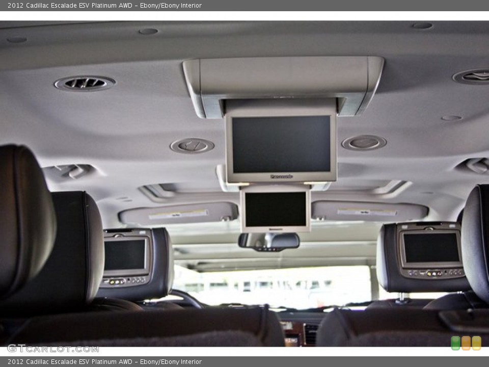 Ebony/Ebony Interior Controls for the 2012 Cadillac Escalade ESV Platinum AWD #64250987
