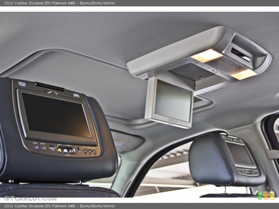 Ebony/Ebony Interior Photo for the 2012 Cadillac Escalade ESV Platinum AWD #64251085