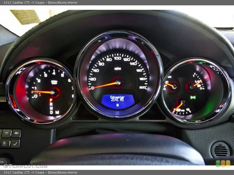 Ebony/Ebony Interior Gauges for the 2012 Cadillac CTS -V Coupe #64251496