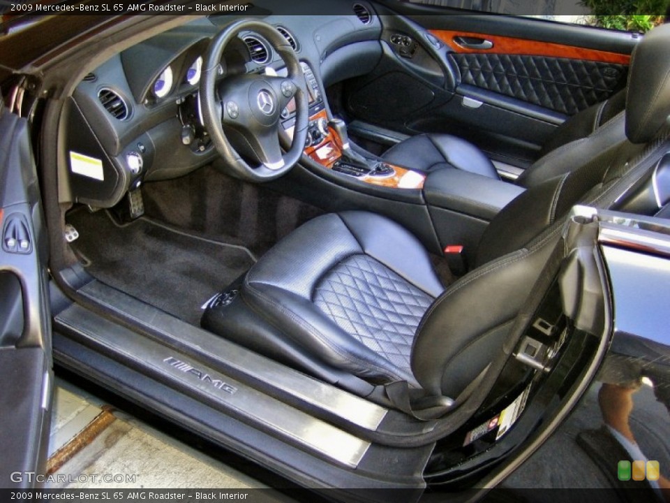 Black Interior Photo for the 2009 Mercedes-Benz SL 65 AMG Roadster #64252199