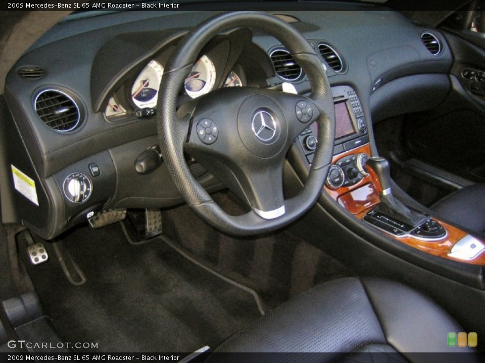 Black Interior Photo for the 2009 Mercedes-Benz SL 65 AMG Roadster #64252256