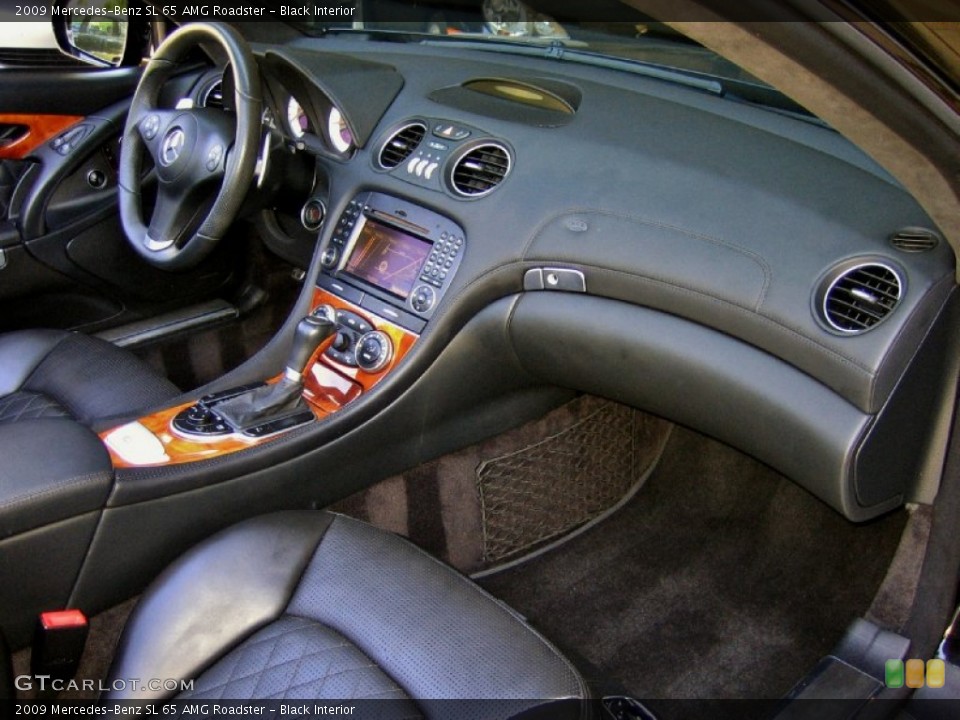 Black Interior Dashboard for the 2009 Mercedes-Benz SL 65 AMG Roadster #64252262