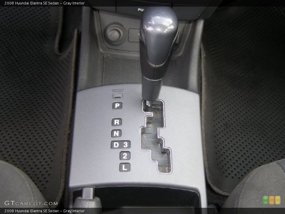 Gray Interior Transmission for the 2008 Hyundai Elantra SE Sedan #64254512