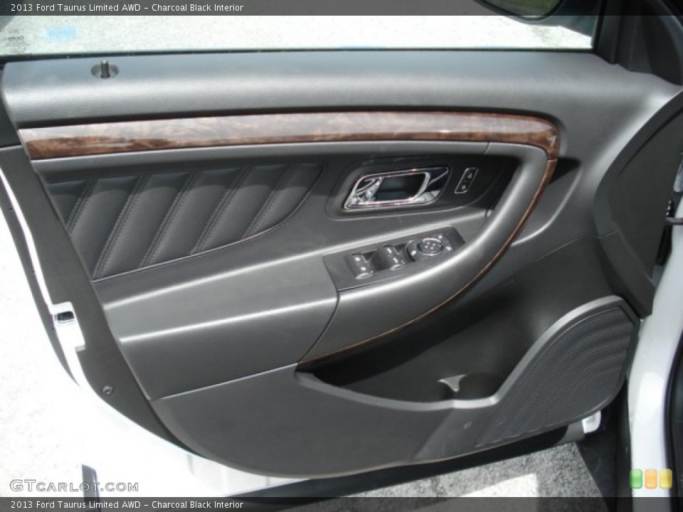 Charcoal Black Interior Door Panel for the 2013 Ford Taurus Limited AWD #64257845