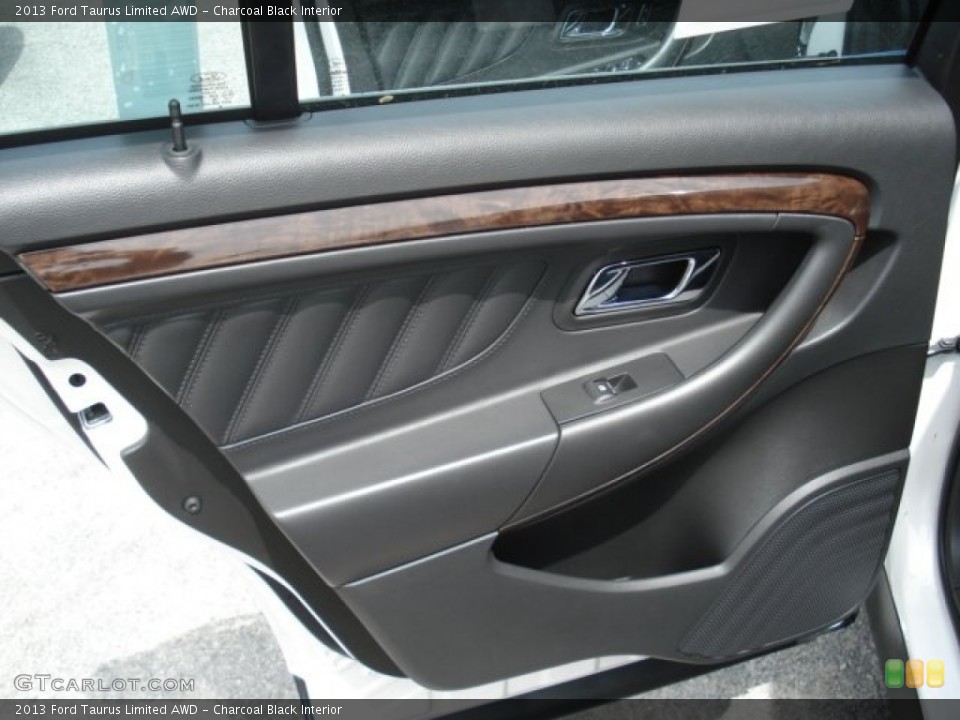 Charcoal Black Interior Door Panel for the 2013 Ford Taurus Limited AWD #64257857