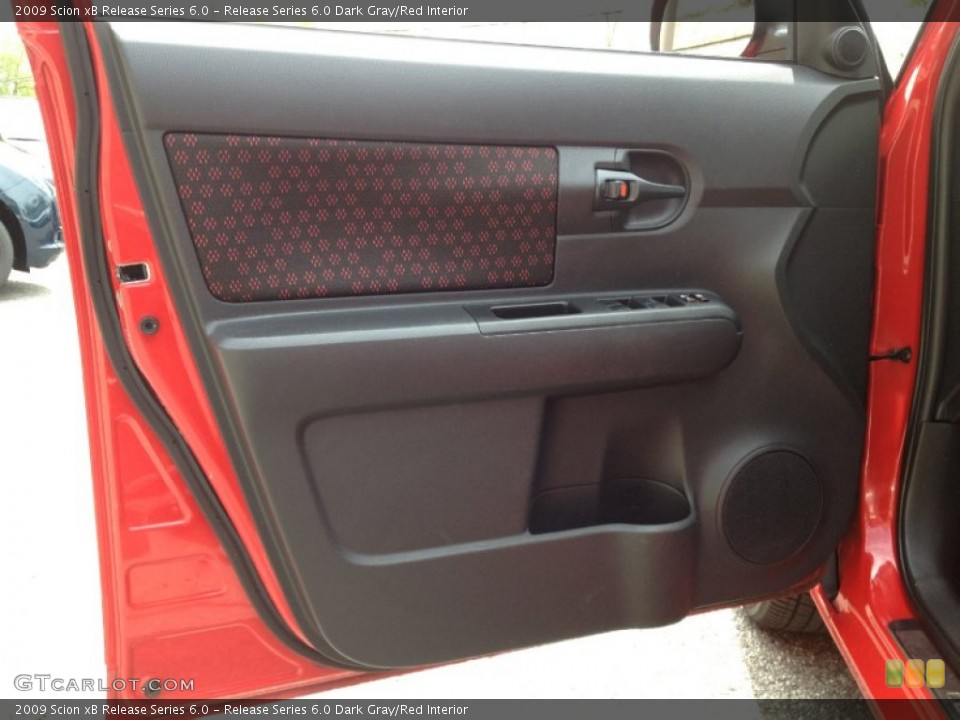 Release Series 6.0 Dark Gray/Red Interior Door Panel for the 2009 Scion xB Release Series 6.0 #64258448