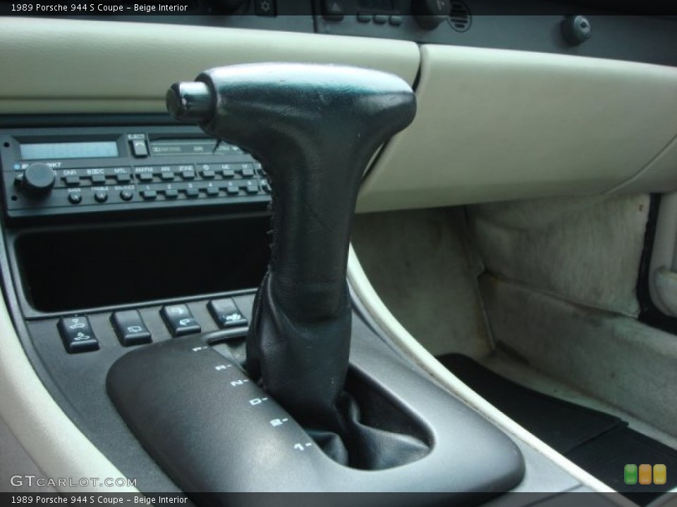 Beige Interior Transmission for the 1989 Porsche 944 S Coupe #64260110