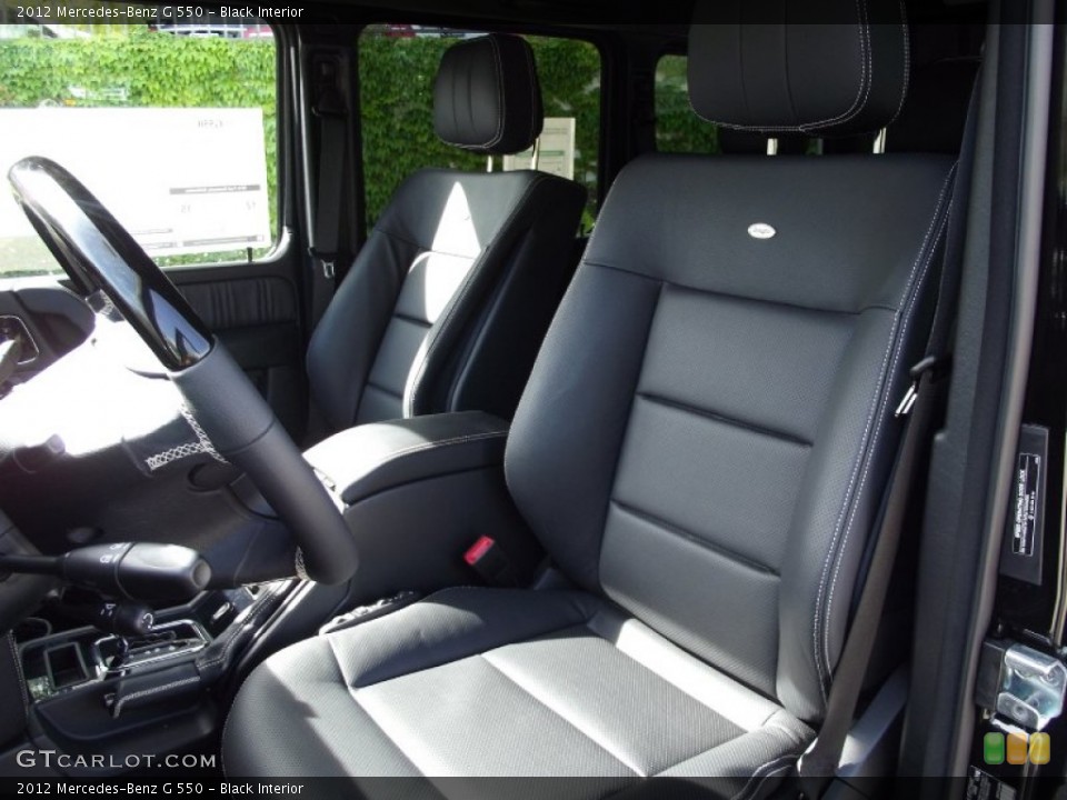 Black 2012 Mercedes-Benz G Interiors