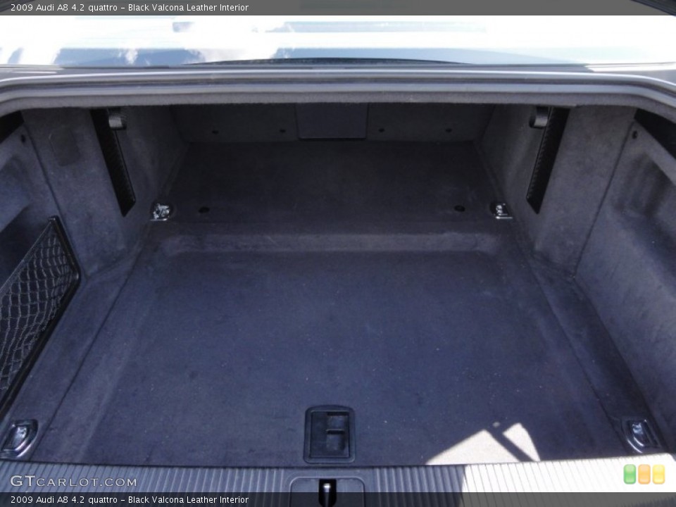 Black Valcona Leather Interior Trunk for the 2009 Audi A8 4.2 quattro #64270229