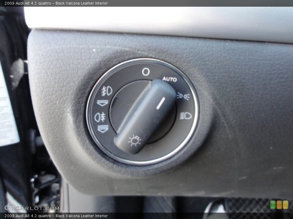 Black Valcona Leather Interior Controls for the 2009 Audi A8 4.2 quattro #64270367