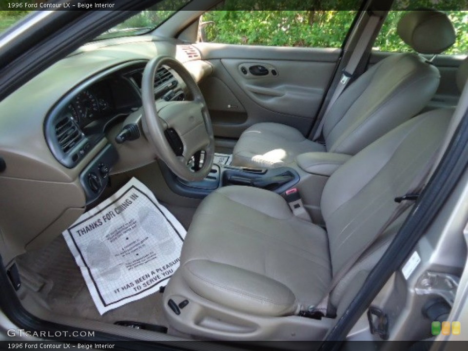 Beige Interior Photo for the 1996 Ford Contour LX #64270370