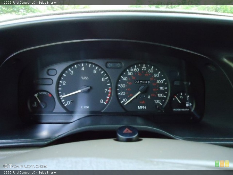 Beige Interior Gauges for the 1996 Ford Contour LX #64270396