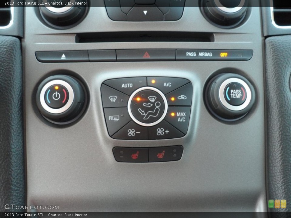 Charcoal Black Interior Controls for the 2013 Ford Taurus SEL #64279171