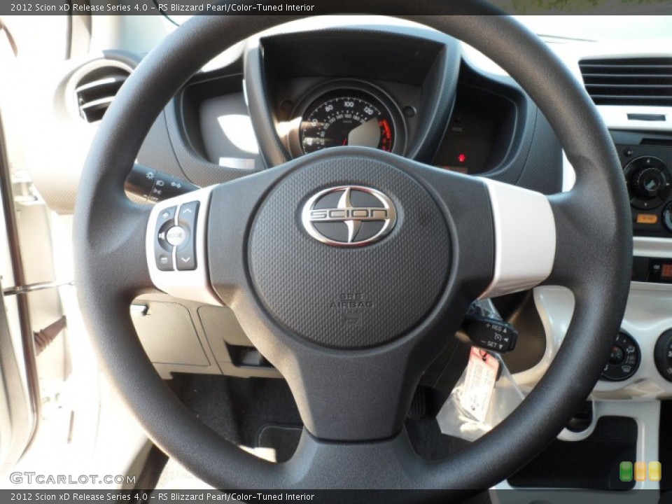 RS Blizzard Pearl/Color-Tuned Interior Steering Wheel for the 2012 Scion xD Release Series 4.0 #64283459