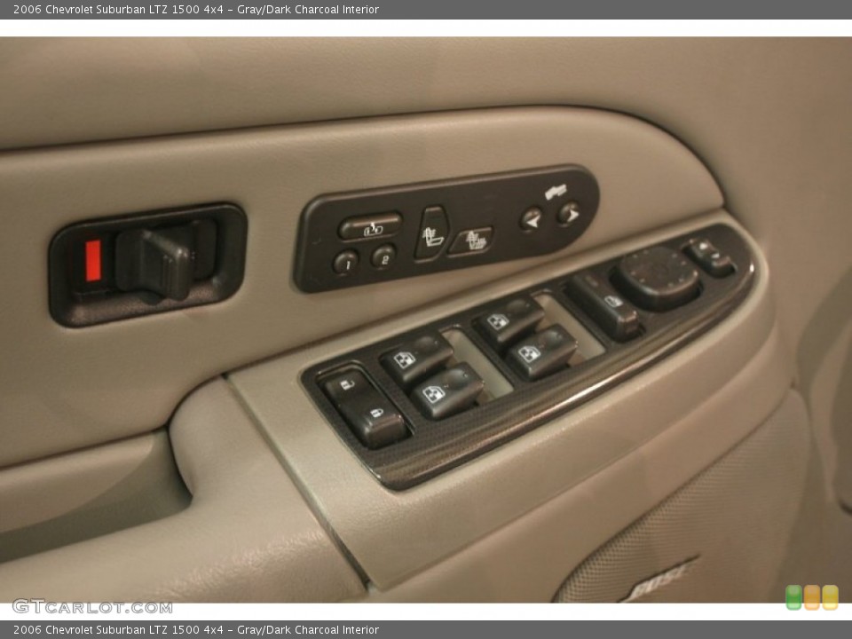 Gray/Dark Charcoal Interior Controls for the 2006 Chevrolet Suburban LTZ 1500 4x4 #64284872