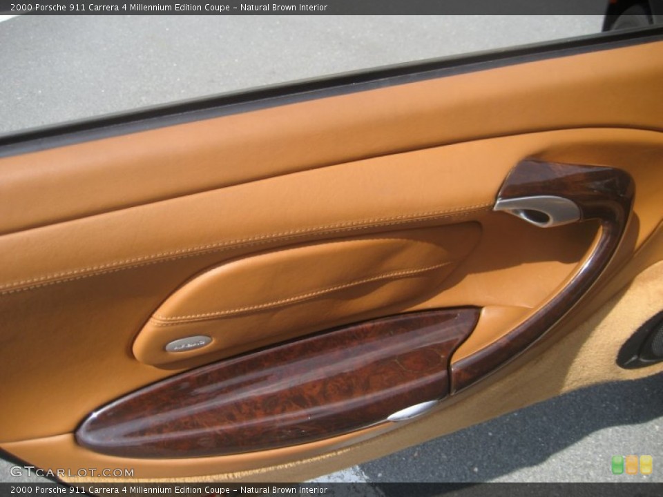 Natural Brown Interior Door Panel for the 2000 Porsche 911 Carrera 4 Millennium Edition Coupe #64285898