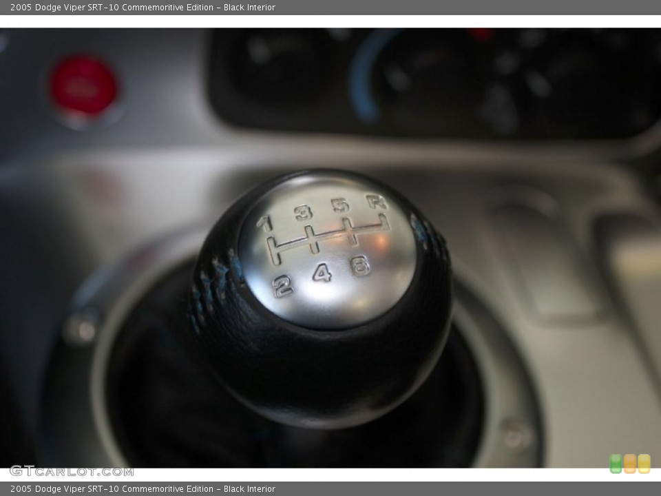 Black Interior Transmission for the 2005 Dodge Viper SRT-10 Commemoritive Edition #64286588