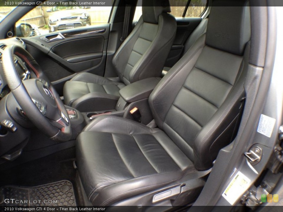Titan Black Leather Interior Photo for the 2010 Volkswagen GTI 4 Door #64290630