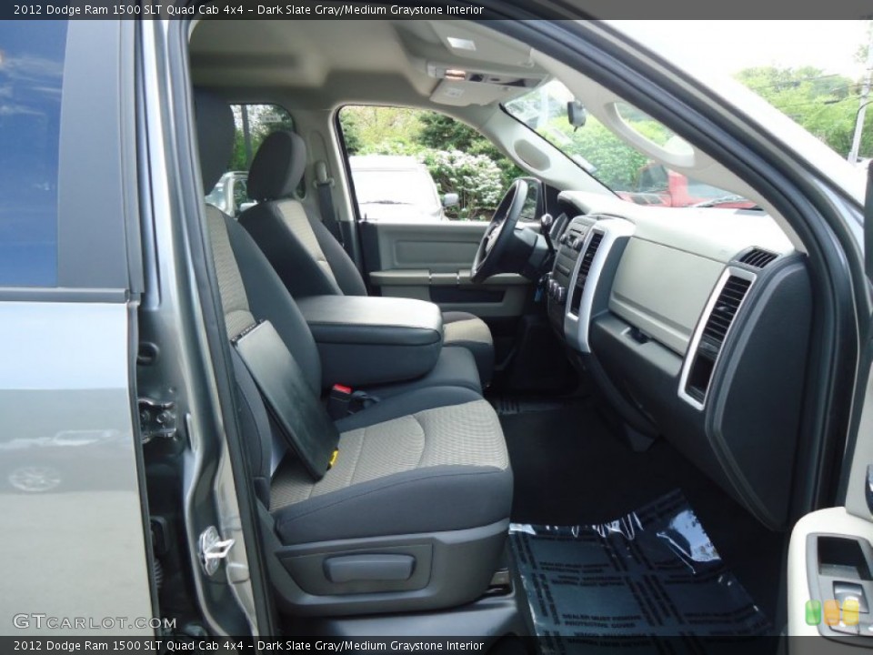 Dark Slate Gray/Medium Graystone Interior Photo for the 2012 Dodge Ram 1500 SLT Quad Cab 4x4 #64292445