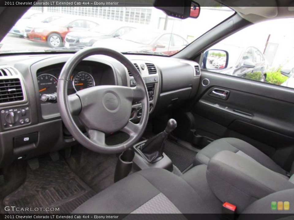 Ebony Interior Photo for the 2011 Chevrolet Colorado LT Extended Cab 4x4 #64295160