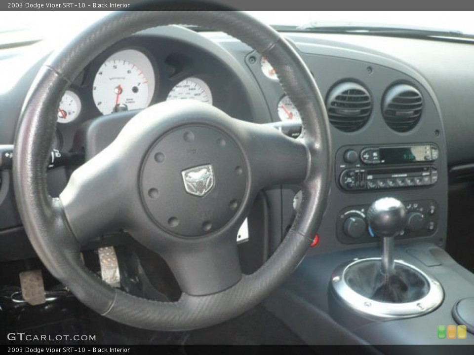 Black Interior Dashboard for the 2003 Dodge Viper SRT-10 #64295280