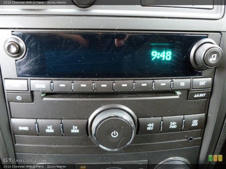 Ebony Interior Controls for the 2010 Chevrolet HHR LS Panel #64307290