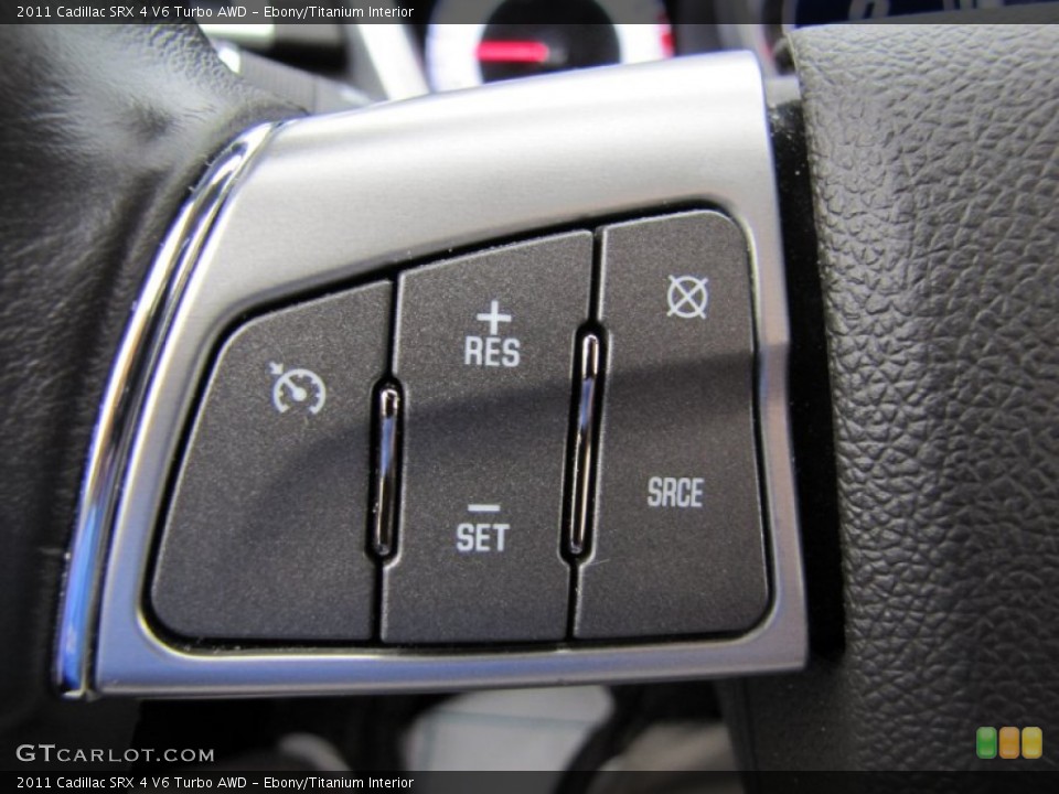 Ebony/Titanium Interior Controls for the 2011 Cadillac SRX 4 V6 Turbo AWD #64309125