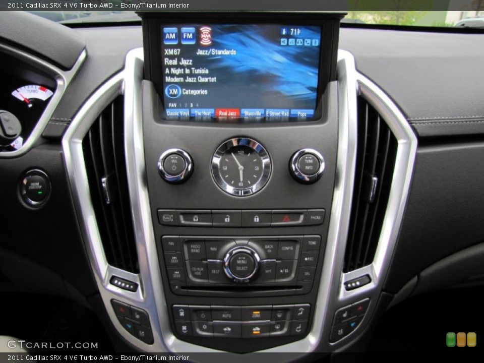 Ebony/Titanium Interior Controls for the 2011 Cadillac SRX 4 V6 Turbo AWD #64309179