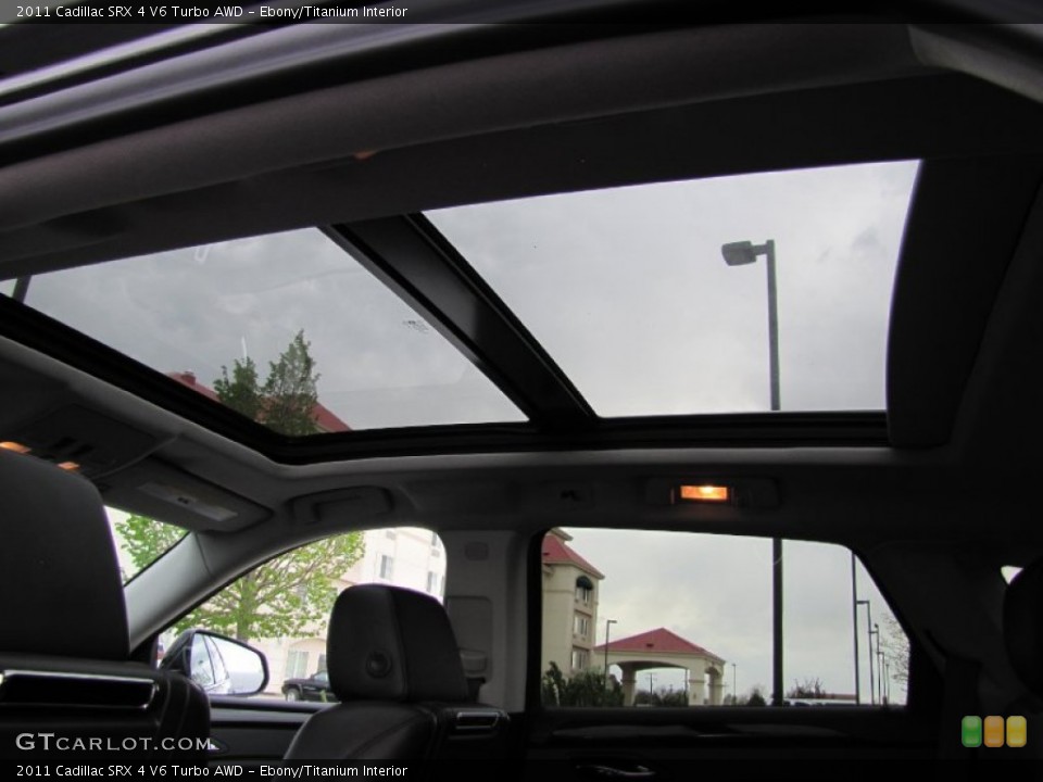 Ebony/Titanium Interior Sunroof for the 2011 Cadillac SRX 4 V6 Turbo AWD #64309303