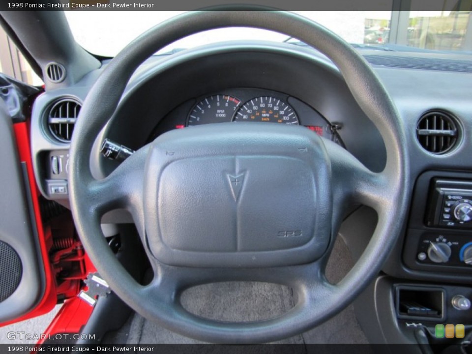Dark Pewter Interior Steering Wheel for the 1998 Pontiac Firebird Coupe #64312201