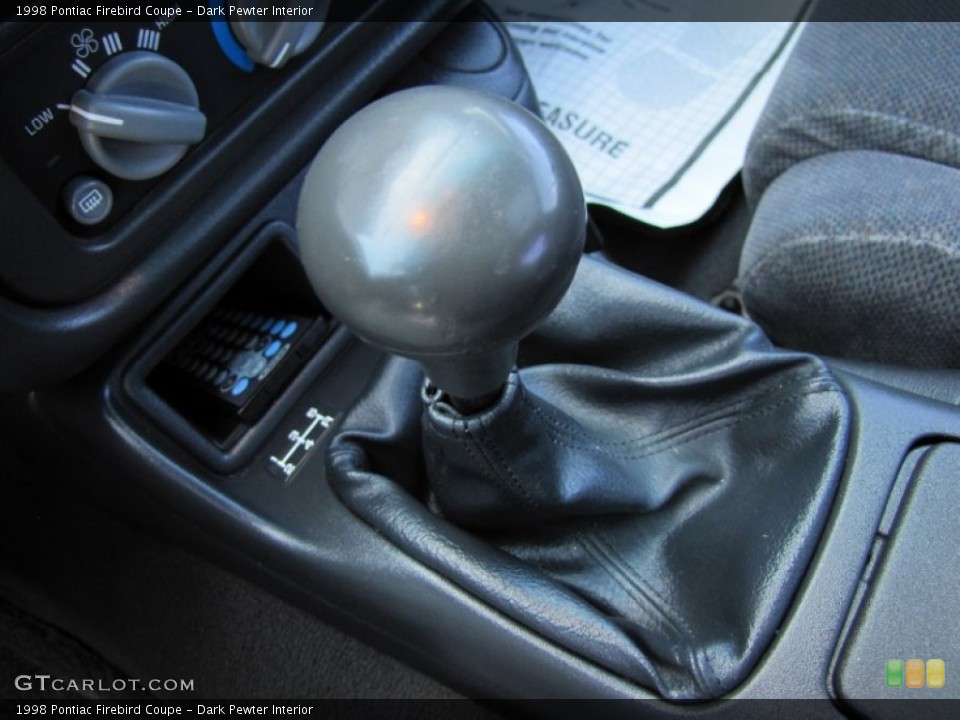 Dark Pewter Interior Transmission for the 1998 Pontiac Firebird Coupe #64312255
