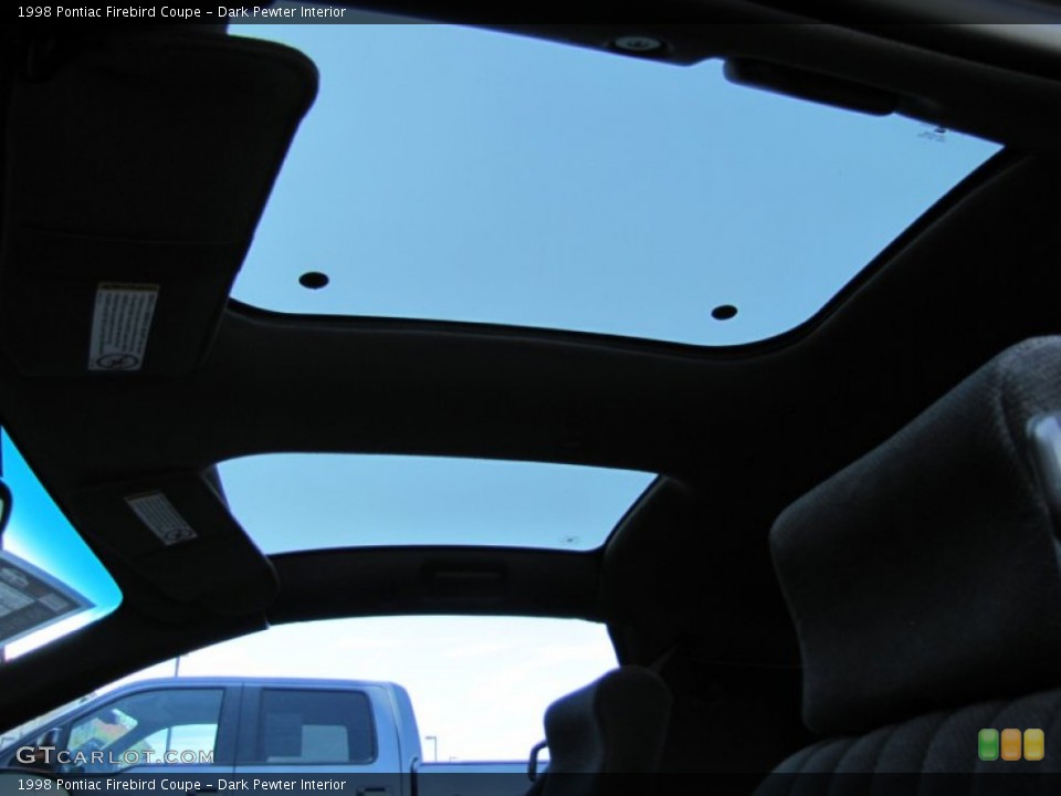 Dark Pewter Interior Sunroof for the 1998 Pontiac Firebird Coupe #64312279