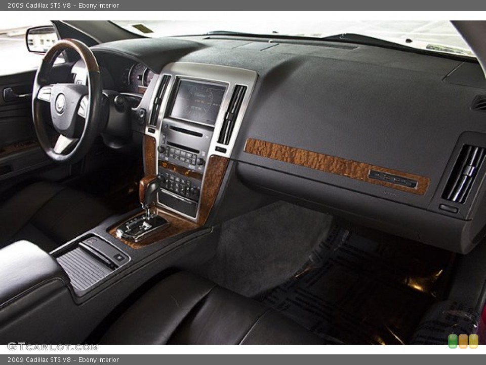 Ebony Interior Dashboard for the 2009 Cadillac STS V8 #64321528