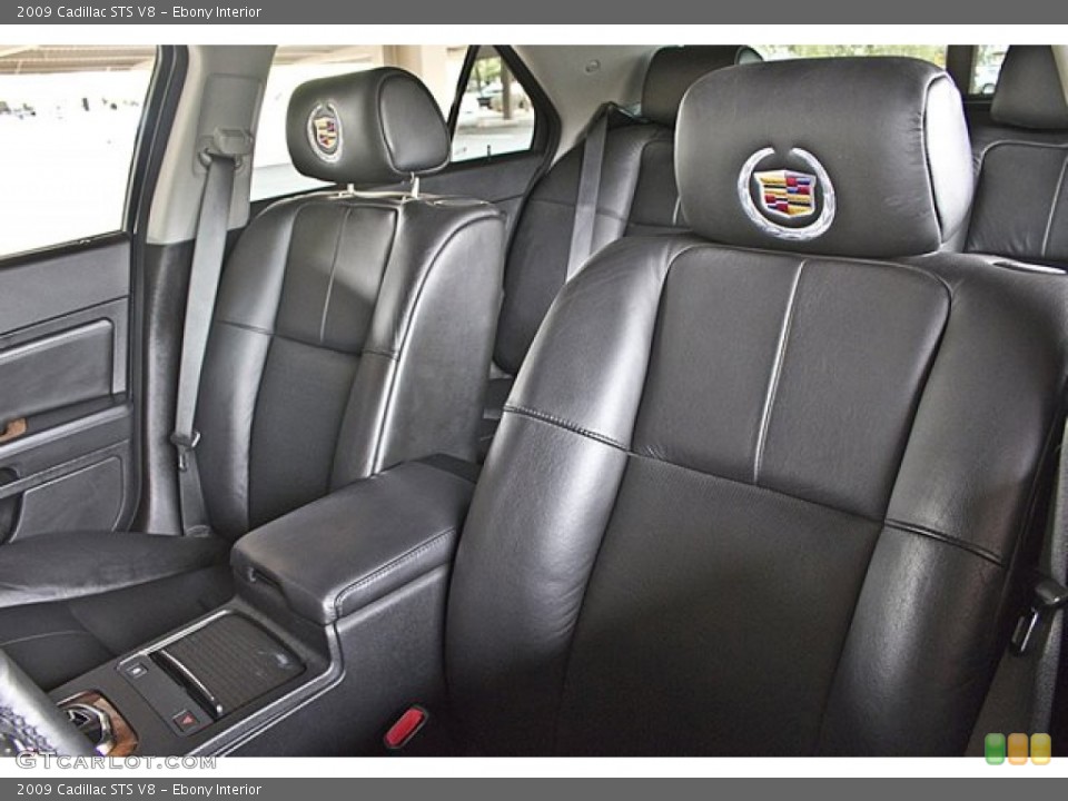 Ebony Interior Photo for the 2009 Cadillac STS V8 #64321546