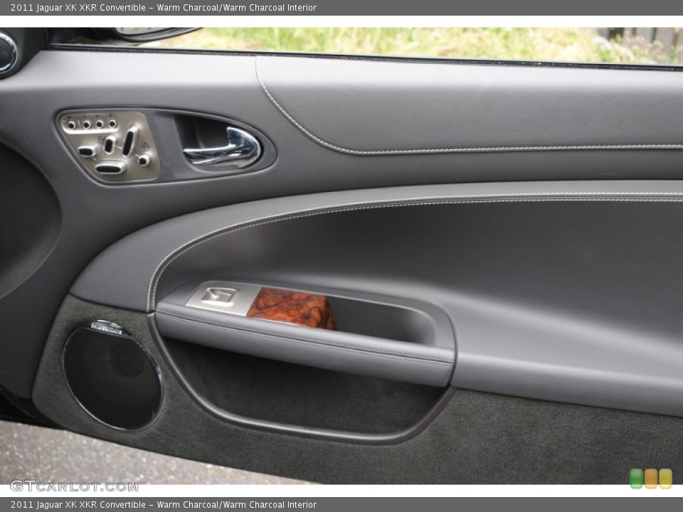 Warm Charcoal/Warm Charcoal Interior Door Panel for the 2011 Jaguar XK XKR Convertible #64325866
