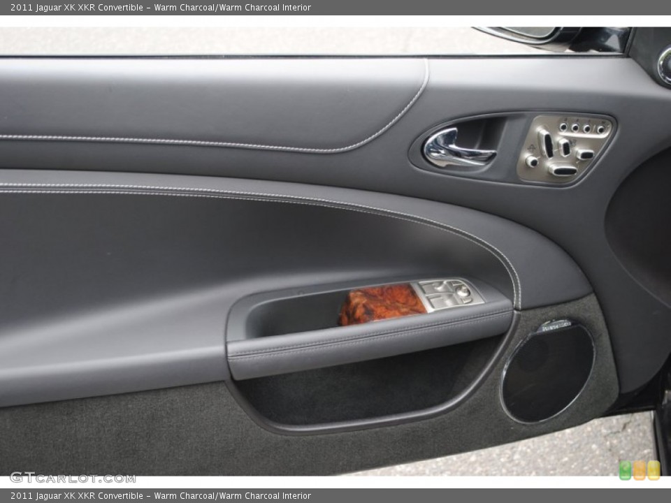 Warm Charcoal/Warm Charcoal Interior Door Panel for the 2011 Jaguar XK XKR Convertible #64325899