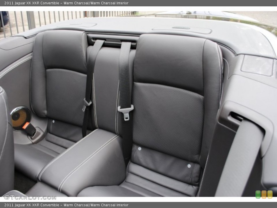 Warm Charcoal/Warm Charcoal Interior Rear Seat for the 2011 Jaguar XK XKR Convertible #64325985