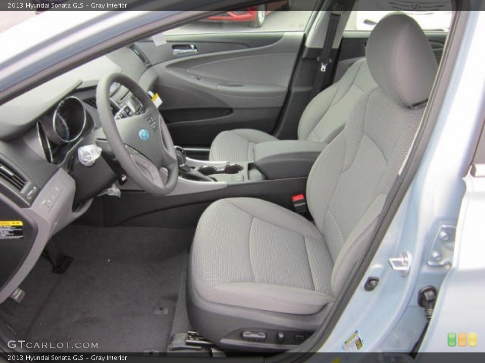 Gray Interior Front Seat for the 2013 Hyundai Sonata GLS #64329556