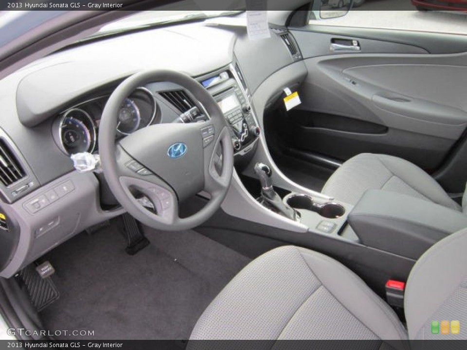 Gray Interior Prime Interior for the 2013 Hyundai Sonata GLS #64329565